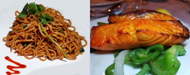 Well-executed ethnic food can draw people downtown in spite of meters and parking adventures. Confucius Chinese Cuisine (Chef Shawn's spicy cold noodles are pictured) and Indigo Indian Restaurant (don't miss Raghu Kumar's tandoori-seared salmon tikka) surmount these issues with one-of-a-kind menu selections.
Bob Yesbek Photos